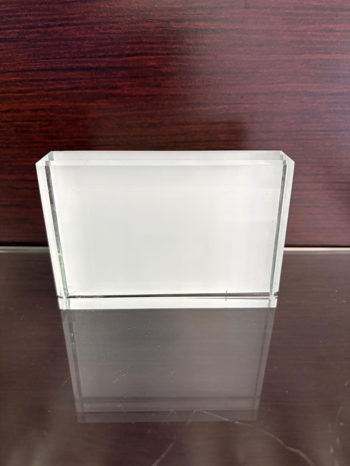 Cristal rectangular grueso